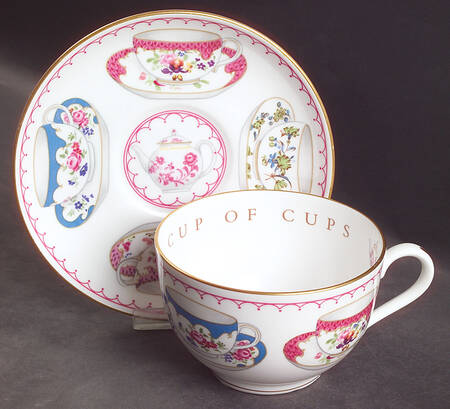 Cup of Cups Flat Cup & Saucer Set
