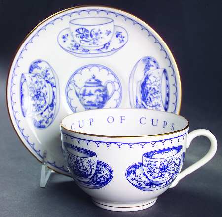Cup of Cups Flat Cup & Saucer Set