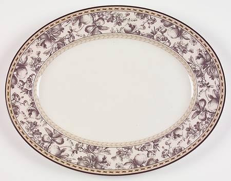 Provence Noir 13" Oval Serving Platter