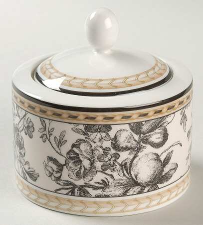 Provence Noir Sugar Bowl & Lid
