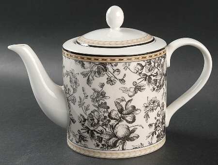 Provence Noir Teapot & Lid