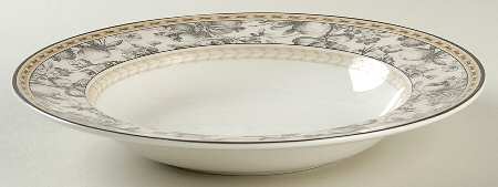 Provence Noir Large Rim Soup Bowl