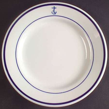 U S Navy Mess China Wardroom Officers by Royal Jackson