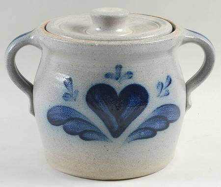 Heart Small Bean Pot & Lid
