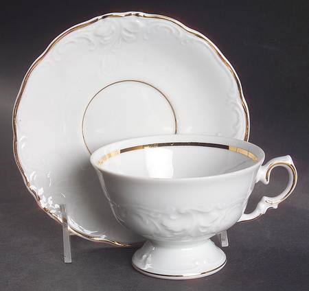 RKT17 Footed Cup & Saucer Set