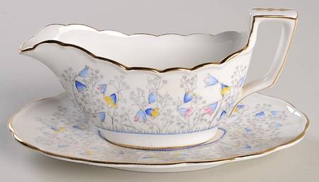 Bluebell Time Gravy Boat & Underplate