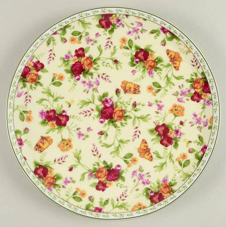 Seasons of Colour (Spring Chintz) Cake Plate