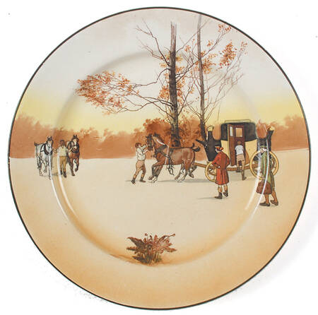 Coaching Days (Smooth, Earthenware) by Royal Doulton