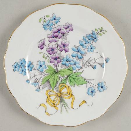 Flower of The Month (Countess Shape) Bread & Butter Plate