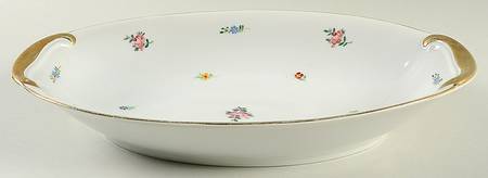 RIB9 12" Oval Vegetable Bowl