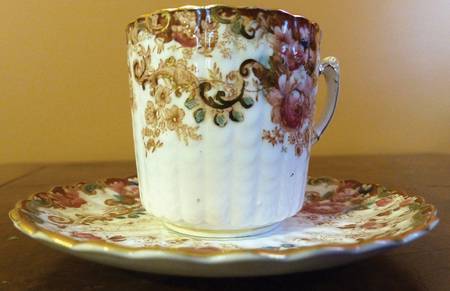 RAD12 Flat Demitasse Cup & Saucer Set