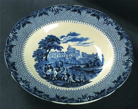 Royal Castles Blue by Royal Cauldon