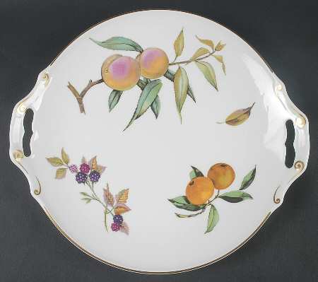 Arden Handled Cake Plate by Royal Worcester