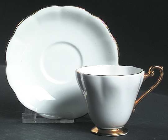 774 Footed Demitasse Cup & Saucer Set by Royal Standard