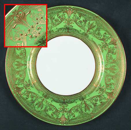 Harewood Green by Royal Worcester