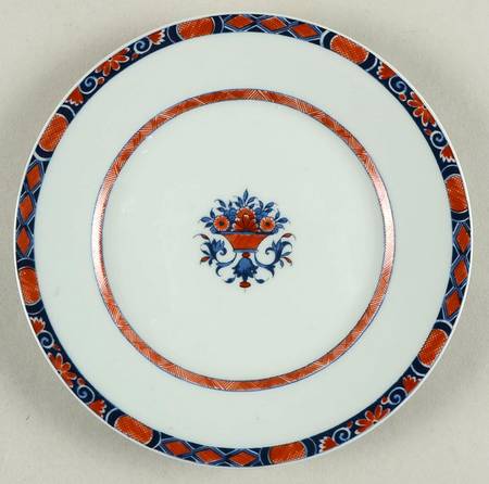 Jumieges (Celadon Background) Salad Plate