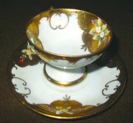 RCX2 Footed Cup & Saucer Set by Royal Carlton