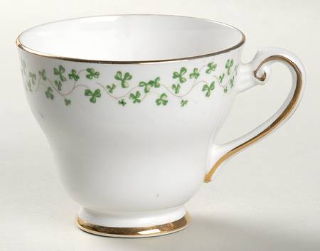 Shamrock Footed Cup