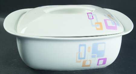 Jamie Oliver Retro 4 Quart Rectangular Casserole with Lid