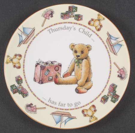 Days of The Week Salad Plate