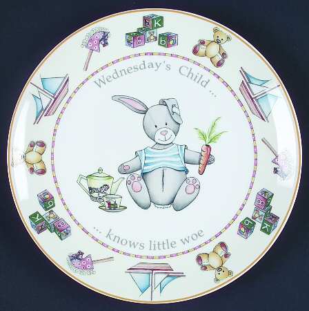 Days of The Week Salad Plate