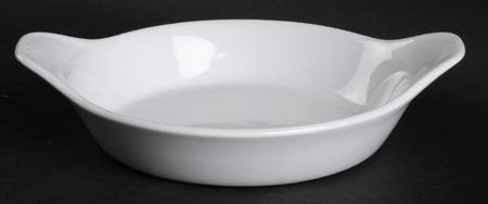 Gourmet (Smooth) 8" Eared Round Egg Dish