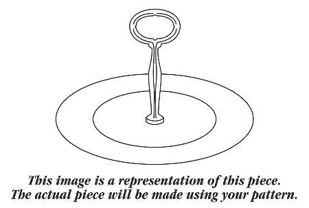 Karelia Round Serving Plate with Handle (CH) HC