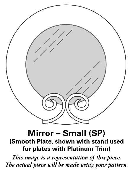 Lace Point Mirror-Small (SP) HC