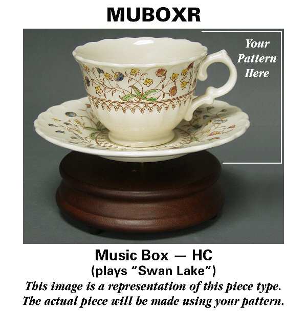 Fresh Fruit 5 1/8"-5 3/8" Music Box HC (Swan Lake) HC