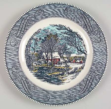 Currier and Ives Blue Multicolor by Royal (USA)