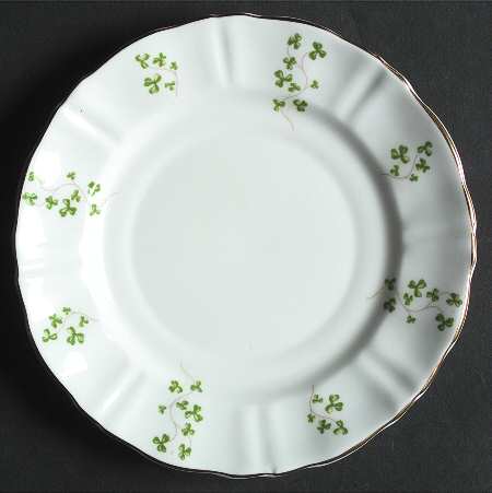 Shamrock Bread & Butter Plate