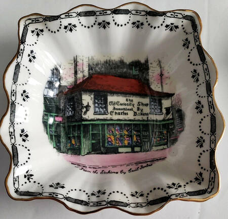 Dickens Old Curiosity Shop 4" Square Sweet Meat
