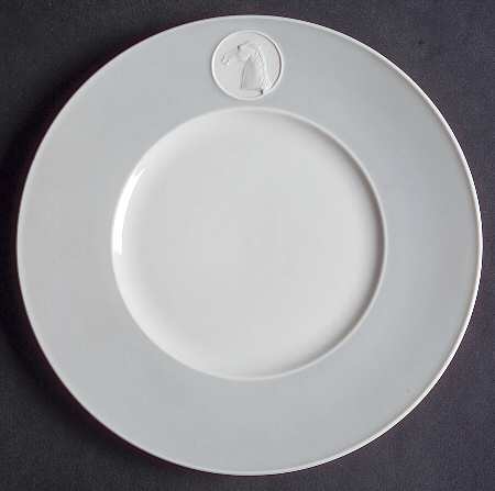 Arcadia Gray (No Trim, Cream Background) Bread & Butter Plate by Royal Berlin