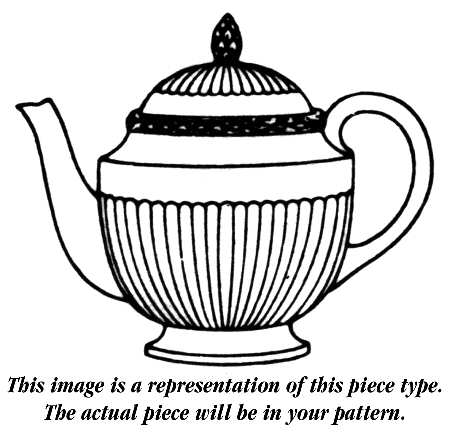 Wentworth Blue Teapot & Lid