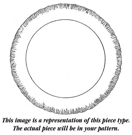 Rose Dessert/Pie Plate