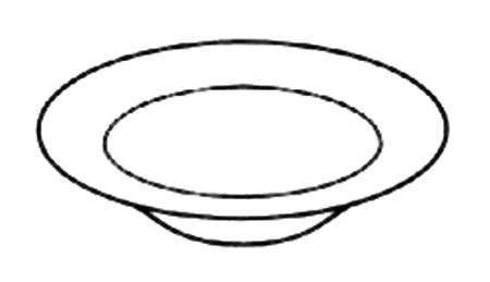 Platinum Line Rim Soup Bowl by Noritake