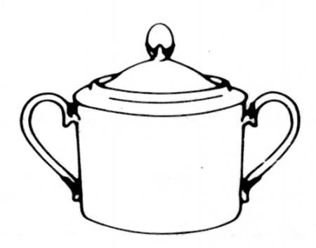 Antibes Sugar Bowl & Lid