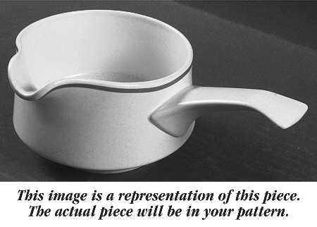 Brushwork Burgandy Gravy Boat