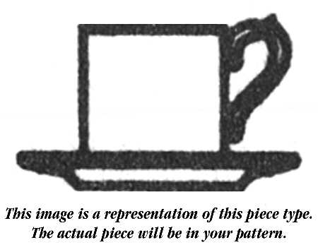 Laurenwood Place Flat Demitasse Cup & Saucer Set