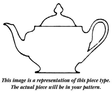 Beatrice Teapot & Lid