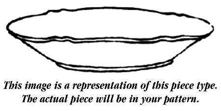 King Edward 10" Oval Vegetable Bowl by Castleton (USA)