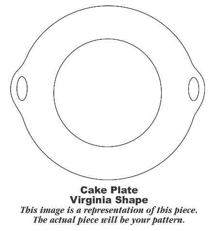 Edmonton Handled Cake Plate