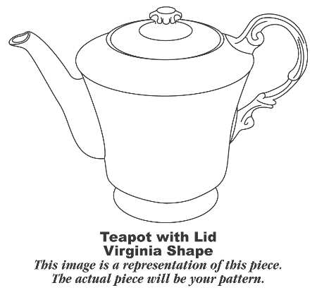 Royal Court Teapot & Lid