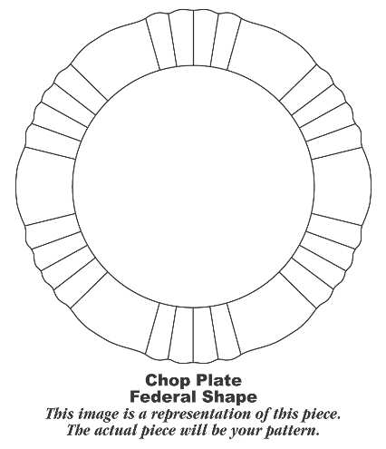 Carvel 12" Chop Plate (Round Platter)