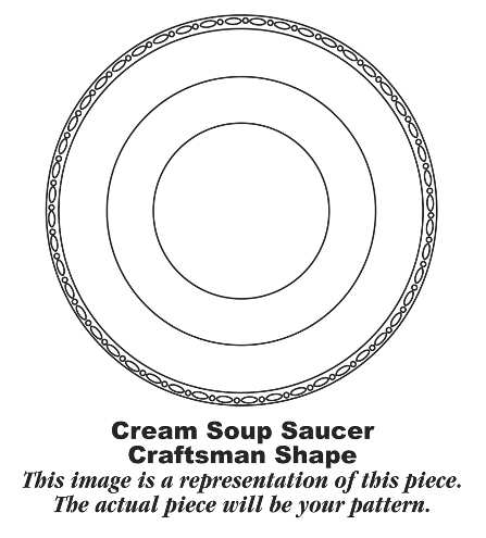 Chartreuse Saucer for Cream Soup Bowl