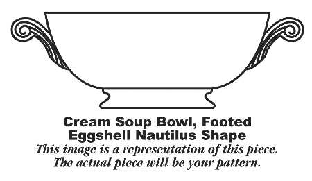 HLC4294 Footed Cream Soup Bowl