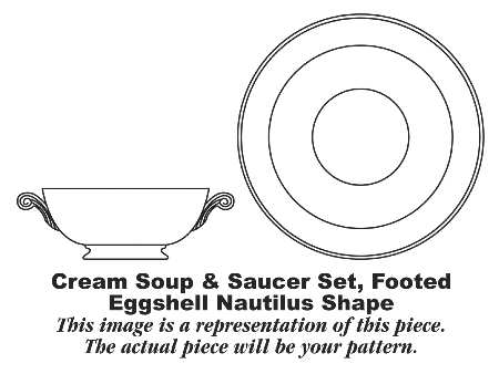 Autumn Cream Soup Bowl & Saucer Set