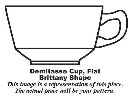 HLC117 Flat Demitasse Cup