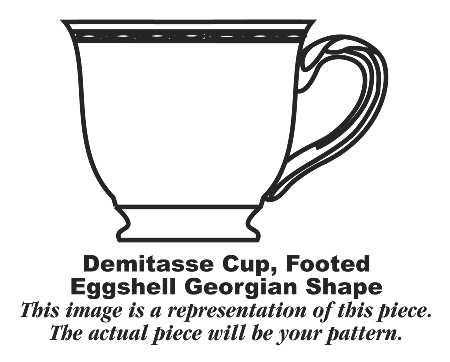 G3497 Footed Demitasse Cup
