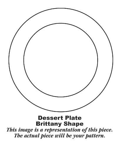 English Scenes Brown Dessert/Pie Plate